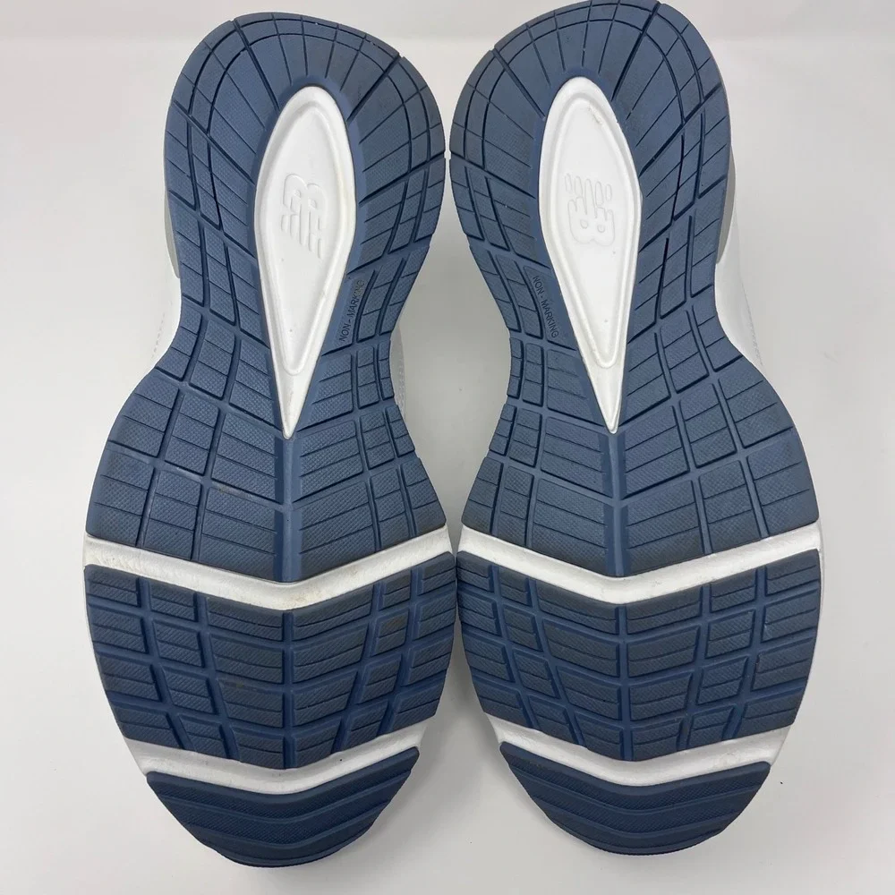 New Balance 608 Training Shoes Comfort Cushioned White Blue Mens 8.5‎ Womens 10